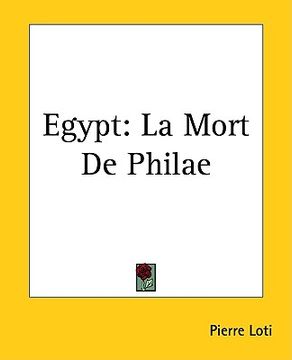portada egypt: la mort de philae