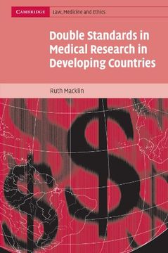 portada Double Standards in Medical Research in Developing Countries (Cambridge Law, Medicine and Ethics) (in English)