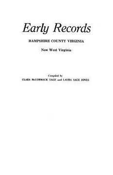 portada Early Records, Hampshire County, Virginia, Now West Virginia