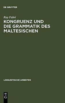 portada Kongruenz und die Grammatik des Maltesischen (en Alemán)