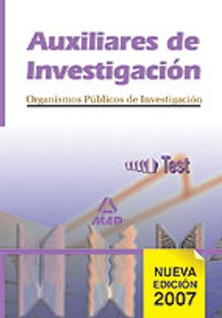 portada Auxiliares de Investigacion de los Organismos Publicos de Investi Gacion. Test