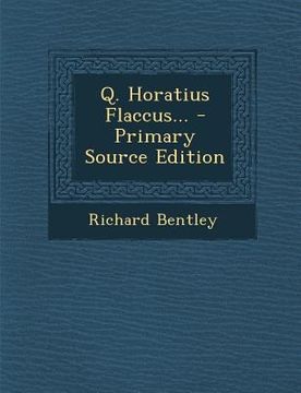 portada Q. Horatius Flaccus... (in Latin)