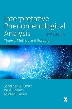 portada Interpretative Phenomenological Analysis: Theory, Method and Research 