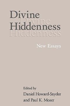 portada Divine Hiddenness: New Essays (en Inglés)