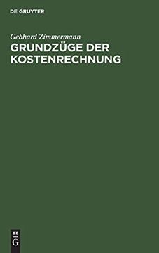 portada Grundzüge der Kostenrechnung (in German)