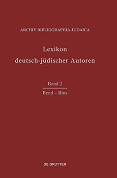 portada Lexikon Deutsch-Jüdischer Autoren: Vol 2: Bend-Bins (en Alemán)