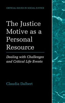 portada The Justice Motive as a Personal Resource (en Inglés)