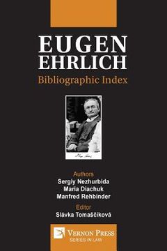 portada Eugen Ehrlich: Bibliographic Index