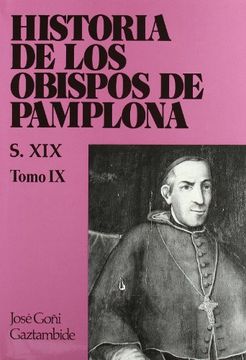 portada historia de los obispos de pamplona 9. s. xix
