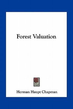portada forest valuation (en Inglés)
