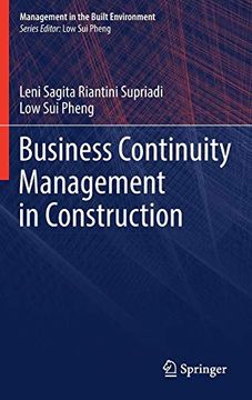 portada Business Continuity Management in Construction (Management in the Built Environment) (en Inglés)