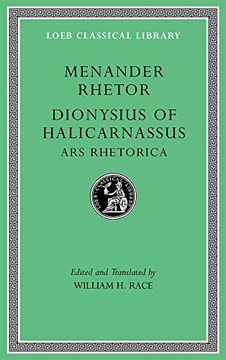 portada Menander Rhetor. Dionysius of Halicarnassus, ars Rhetorica (Loeb Classical Library) (en Inglés)