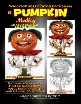 portada New Creations Coloring Book Series: A Pumpkin Medley (en Inglés)
