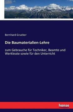 portada Die Baumaterialien-Lehre (German Edition)