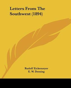 portada letters from the southwest (1894) (en Inglés)