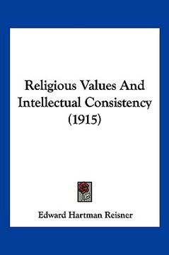 portada religious values and intellectual consistency (1915)