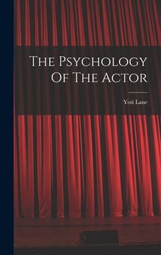 portada The Psychology Of The Actor (en Inglés)