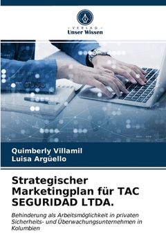 portada Strategischer Marketingplan für TAC SEGURIDAD LTDA. (en Alemán)