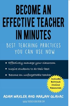 portada Become an Effective Teacher in Minutes: Best Teaching Practices you can use now 