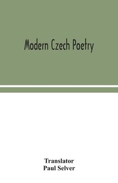portada Modern Czech poetry (en Inglés)