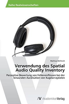 portada Verwendung Des Spatial Audio Quality Inventory