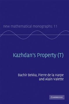 portada Kazhdan's Property (t) Hardback (New Mathematical Monographs) (in English)