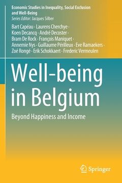 portada Well-Being in Belgium: Beyond Happiness and Income (en Inglés)