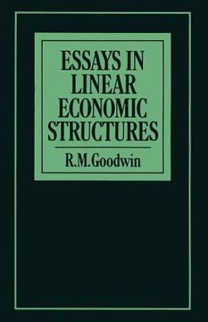 portada Essays in Linear Economic Structures (in English)