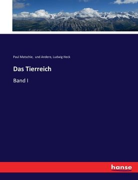 portada Das Tierreich: Band I (in German)