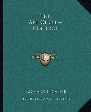 portada the art of self-control (en Inglés)