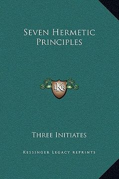portada seven hermetic principles (en Inglés)