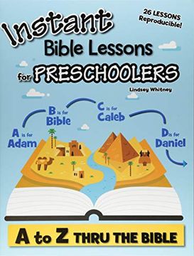 portada Instant Bible Lessons for Preschoolers: A to z Thru the Bible (en Inglés)