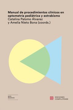 portada Manual Procedimientos Clinicos en Optometria Pediatrica y e (in Spanish)