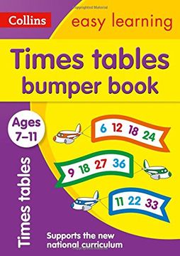 portada Times Tables Bumper Book Ages 7-11 (Collins Easy Learning KS2)