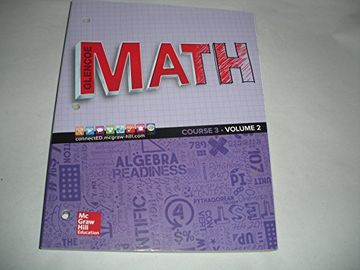 portada Glencoe Math 2016, Course 3 Student Edition, Volume 2