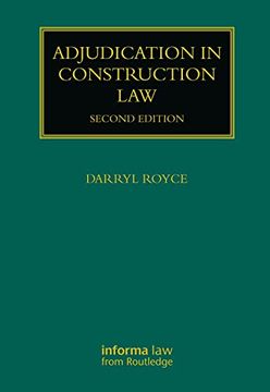 portada Adjudication in Construction law (Construction Practice Series) (en Inglés)