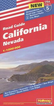 portada hallwag usa california road map