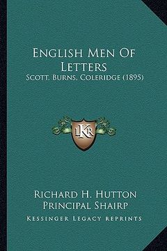 portada english men of letters: scott, burns, coleridge (1895) (in English)