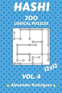 portada Hashi Logical Puzzles 12x12 - 200 vol. 4 (in English)