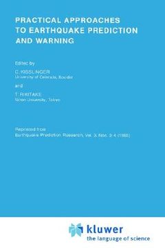 portada practical approaches to earthquake prediction and warning (in English)