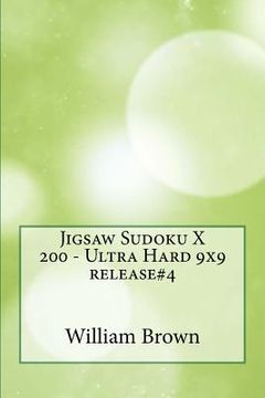 portada Jigsaw Sudoku X 200 - Ultra Hard 9x9 release#4 (en Inglés)