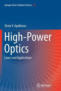 portada High-Power Optics: Lasers and Applications (en Inglés)