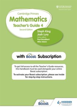 portada Cambridge Primary Mathematics Teacher's Guide Stage 4 with Boost Subscription (en Inglés)