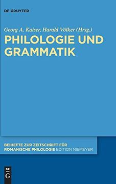 portada Philologie und Grammatik (in German)