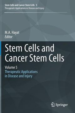 portada stem cells and cancer stem cells (en Inglés)