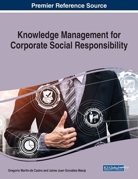 portada Knowledge Management for Corporate Social Responsibility (en Inglés)