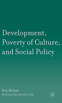 portada Development, Poverty of Culture, and Social Policy (en Inglés)