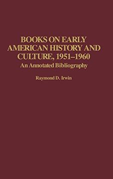 portada Books on Early American History and Culture, 1951-1960: An Annotated Bibliography (in English)