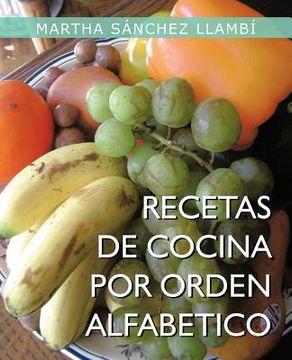 portada Recetas de Cocina por Orden Alfabetico (in Spanish)