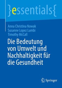 portada Die Bedeutung von Umwelt und Nachhaltigkeit für die Gesundheit (in German)